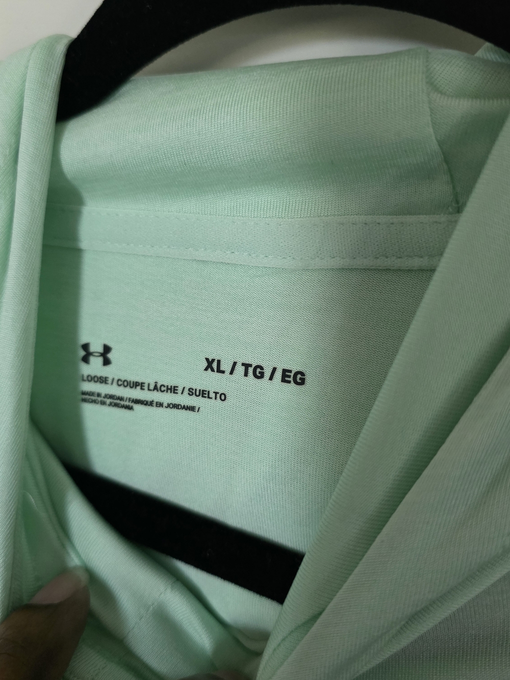 Under Armour Mint Green Hooded Performance Pullover Women’s XL - Picture 2 of 8